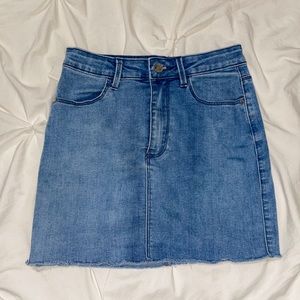 Jean skirt